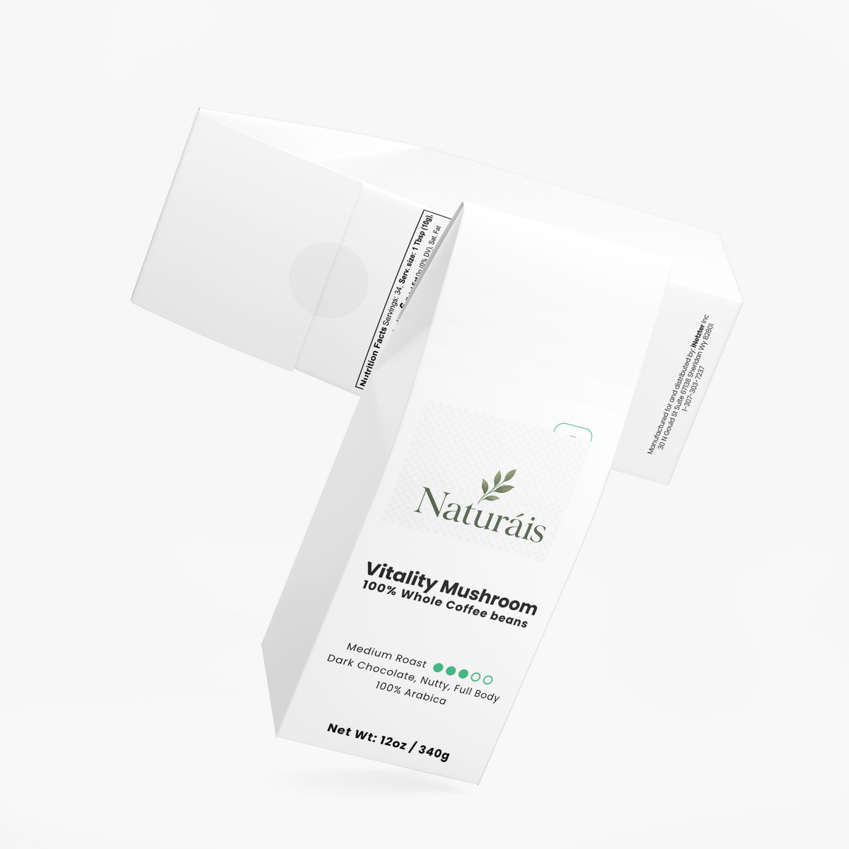 Vitality Mushroom Coffee (Medium Roast)