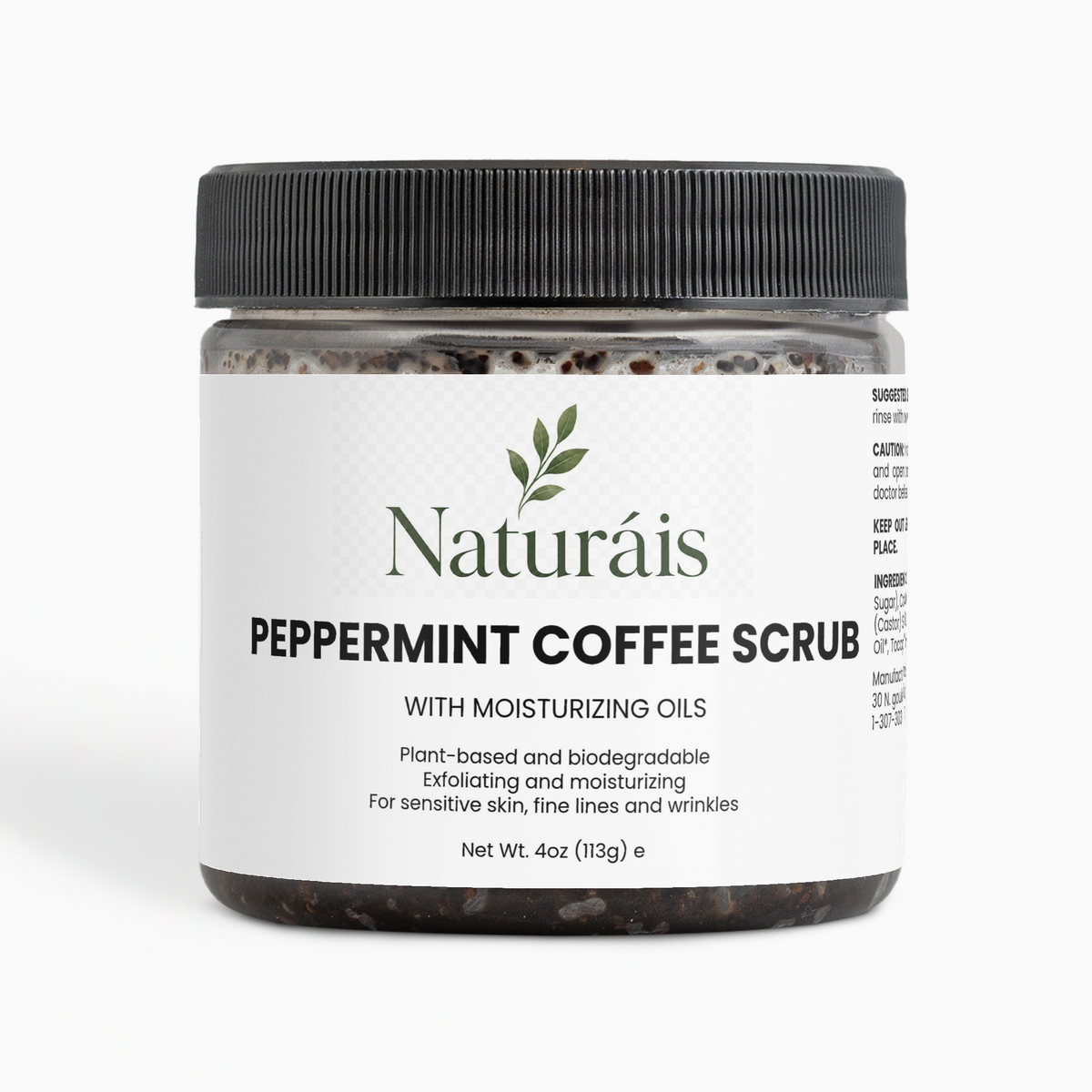 Peppermint Coffee Scrub